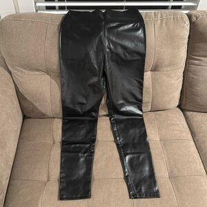 Pleather leggings